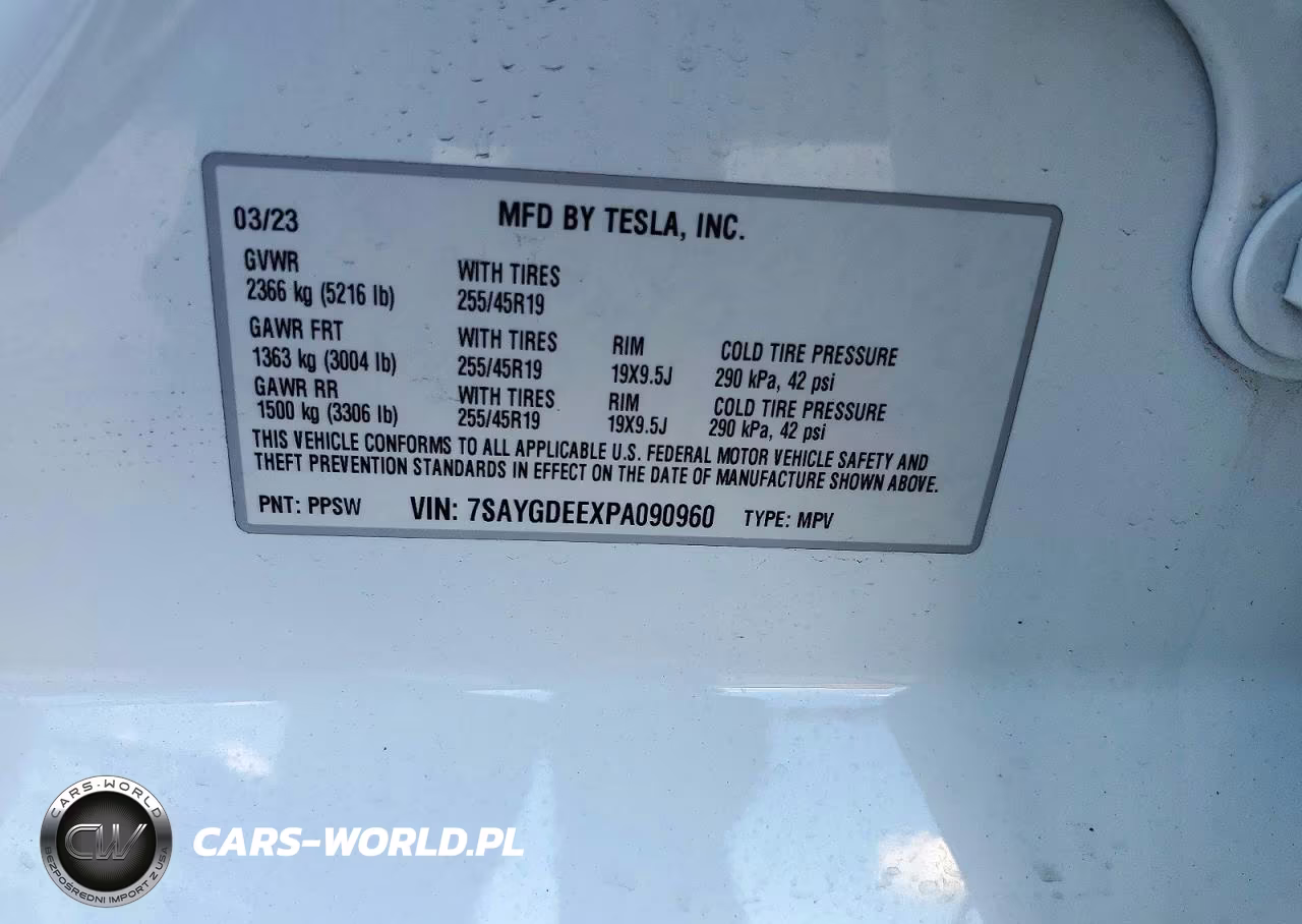 2023 Tesla Model Y VIN:7SAYGDEEXPA090960 - 13