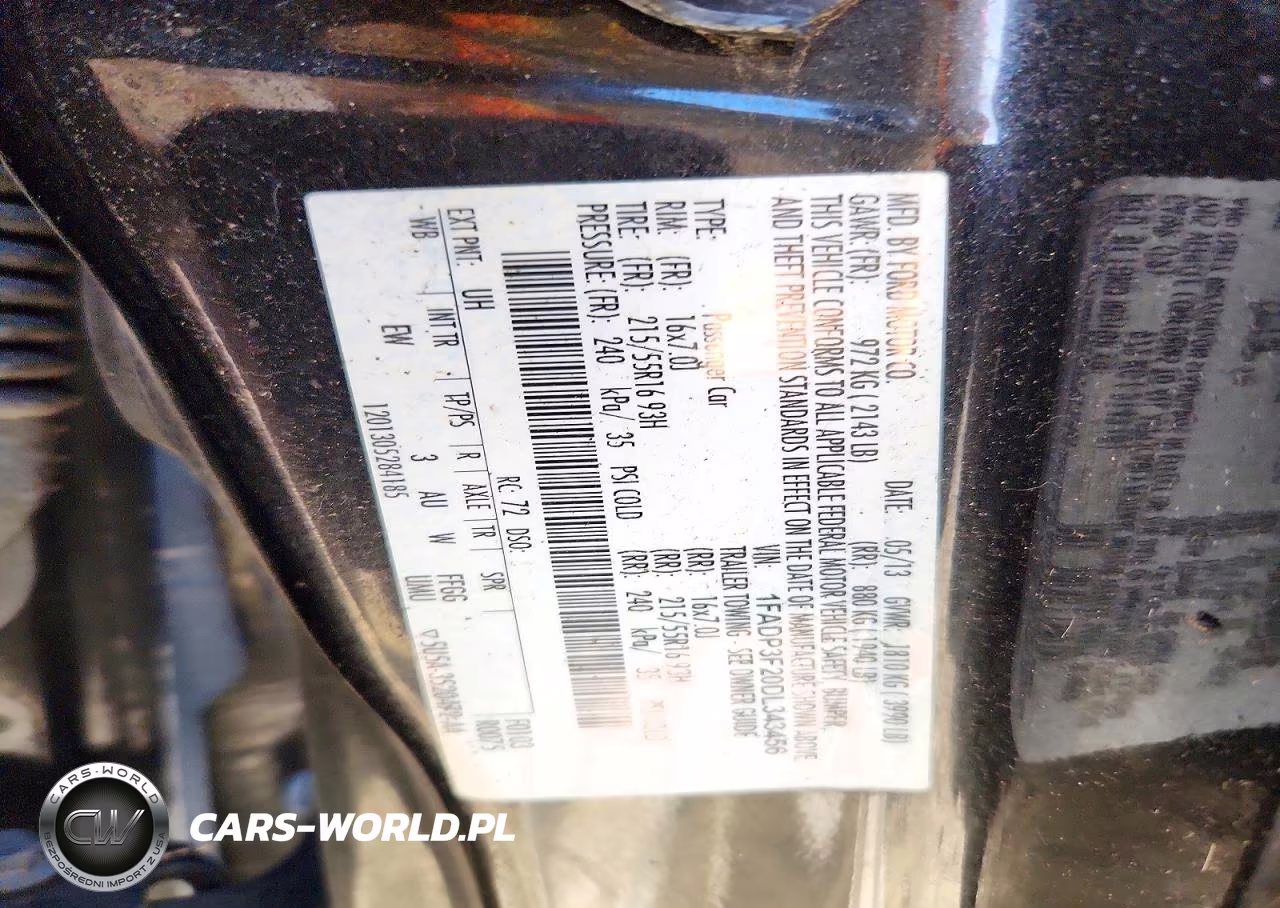 2013 Ford Focus Se VIN:1FADP3F20DL343456 - 12
