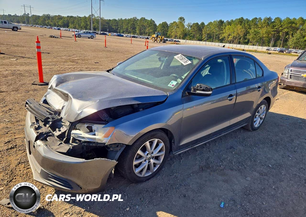 2012 Volkswagen Jetta Se VIN:3VWDX7AJ5CM063266 - 1