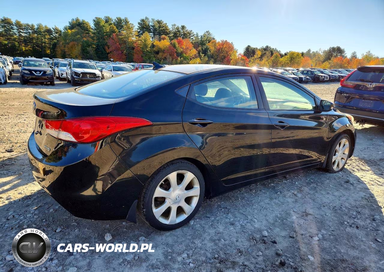 2012 Hyundai Elantra Limited VIN:KMHDH4AE8CU203710 - 3