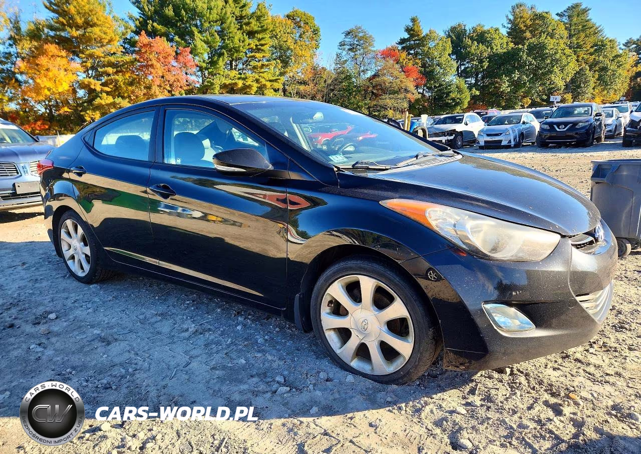 2012 Hyundai Elantra Limited VIN:KMHDH4AE8CU203710 - 4