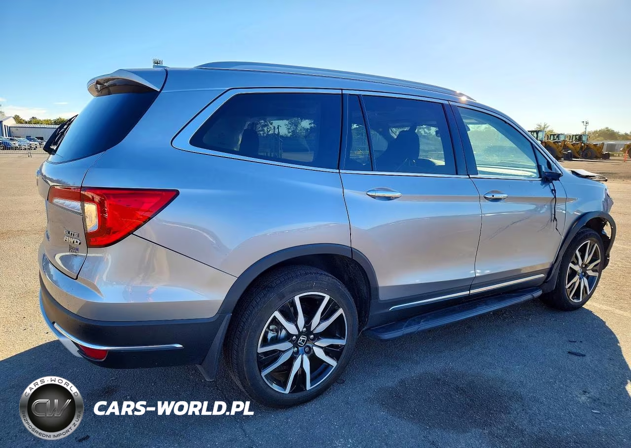 2019 Honda Pilot Elite VIN:5FNYF6H03KB028064 - 3