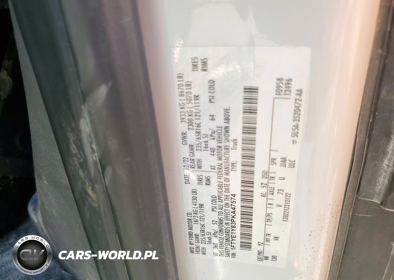 2023 Ford Transit T-150 VIN:1FTYE1Y83PKA47574 - 14