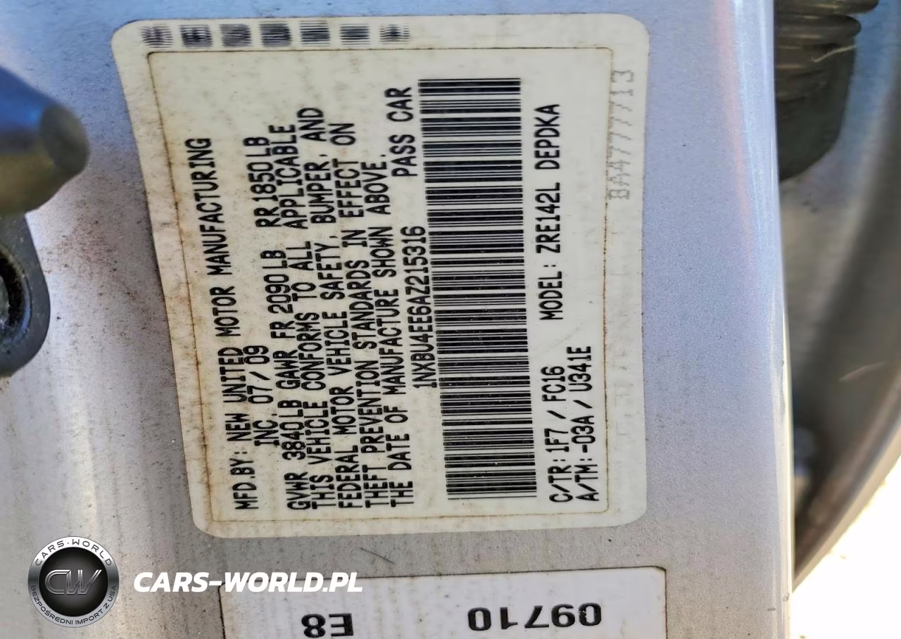 2010 Toyota Corolla Base VIN:1NXBU4EE6AZ215316 - 12
