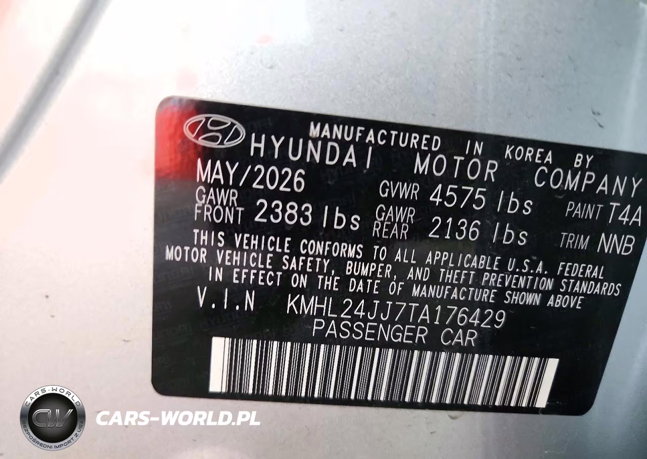 2026 Hyundai Sonata Hybrid Blue VIN:KMHL24JJ7TA176429 - 13