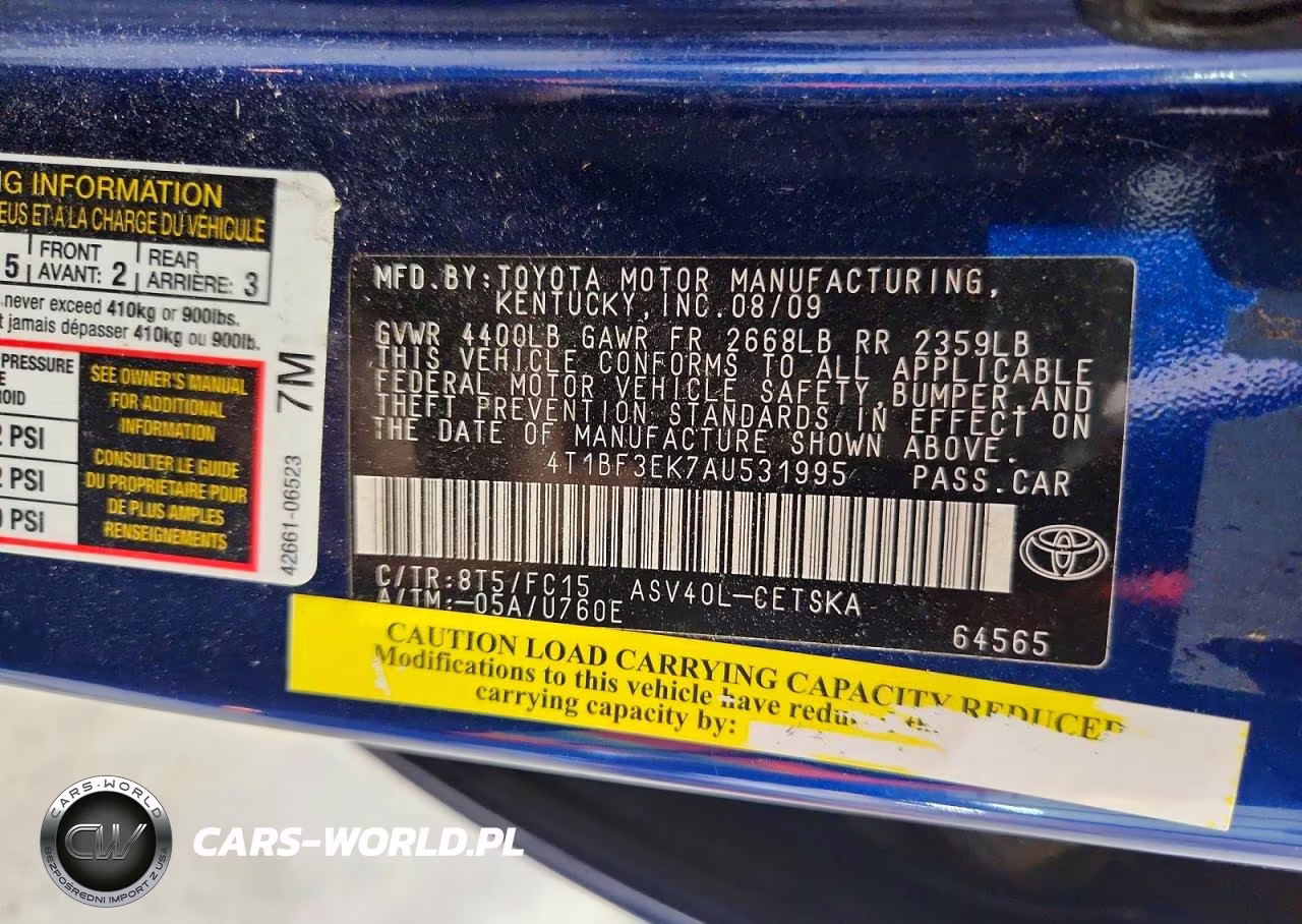 2010 Toyota Camry Se VIN:4T1BF3EK7AU531995 - 13