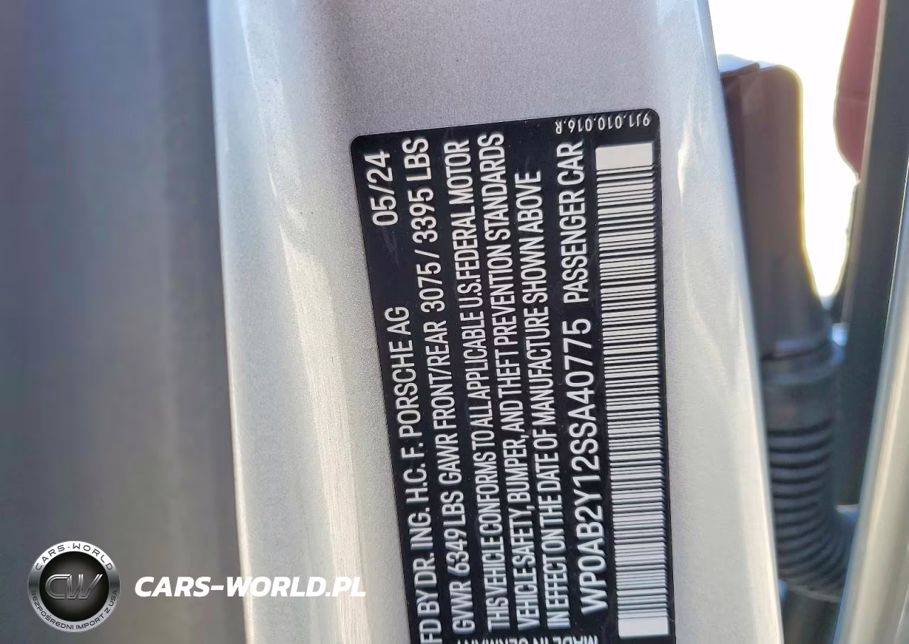 2025 Porsche Taycan 4S VIN:WP0AB2Y12SSA40775 - 13