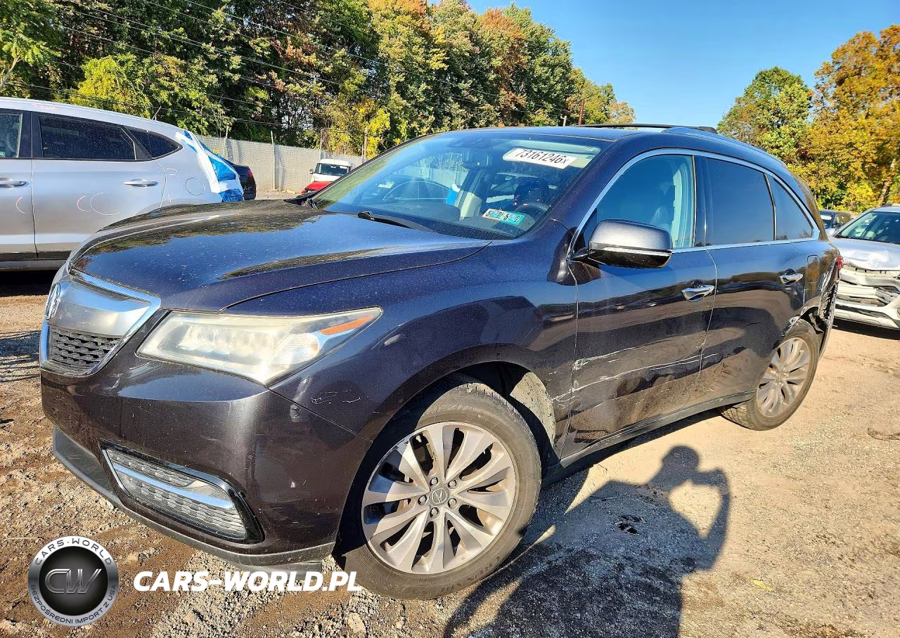 2014 Acura Mdx Technology VIN:5FRYD4H4XEB021418 - 1