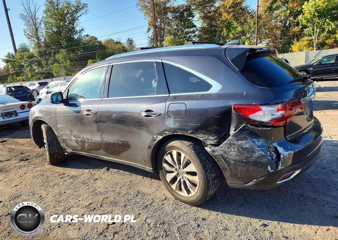 2014 Acura Mdx Technology VIN:5FRYD4H4XEB021418 - 2
