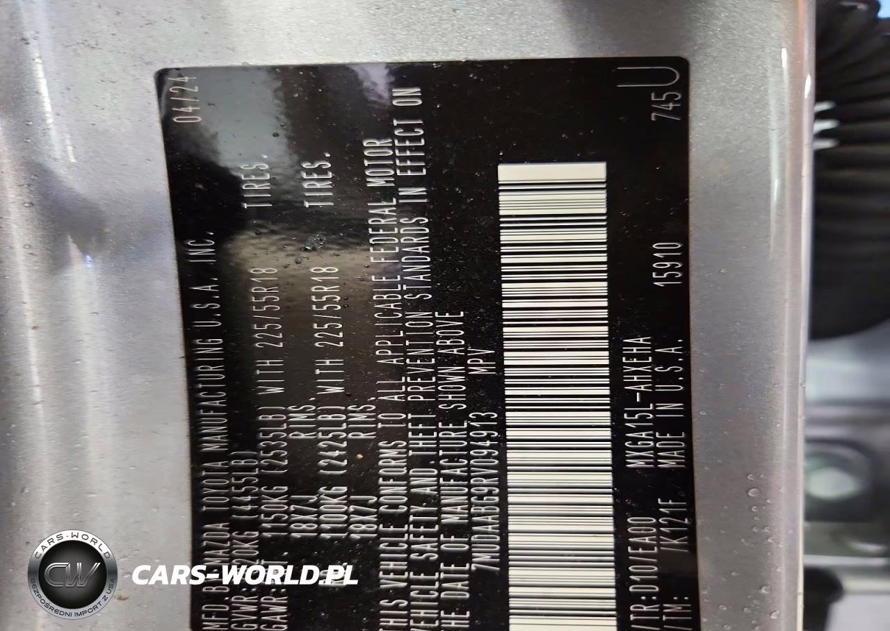 2024 Toyota Corolla Cross Xle VIN:7MUDAABG9RV094913 - 14