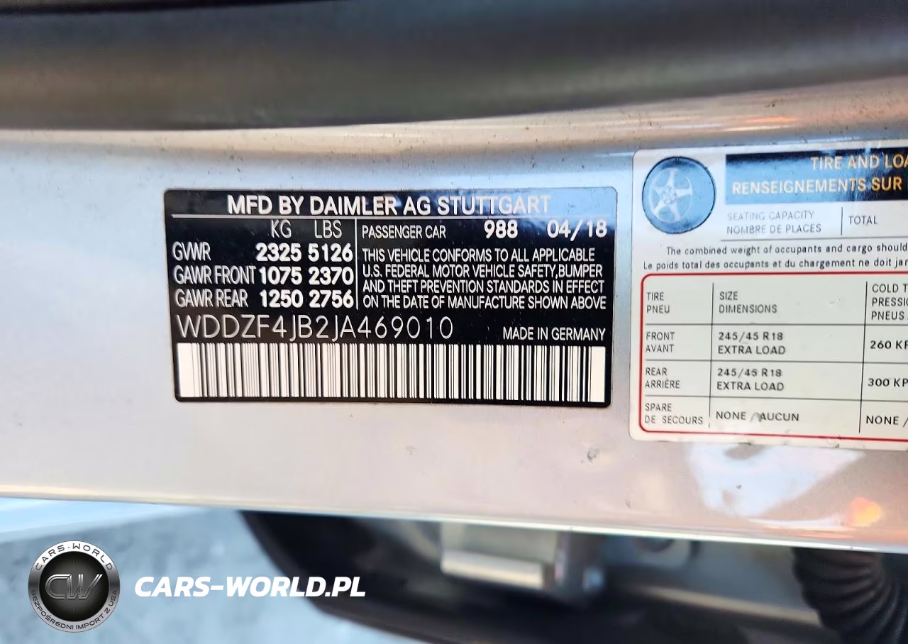 2018 Mercedes-Benz E 300 VIN:WDDZF4JB2JA469010 - 12