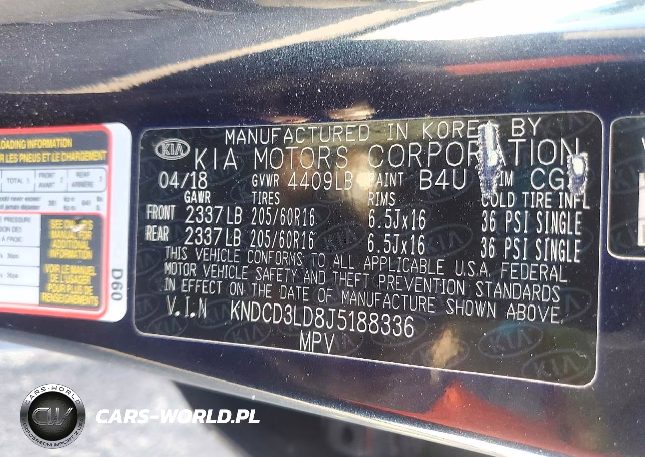 2018 Kia Niro Ex VIN:KNDCD3LD8J5188336 - 13
