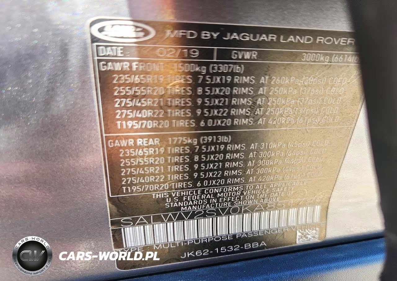 2019 Land Rover Range Rover Sport Hse Dynamic VIN:SALWV2SV0KA851785 - 14