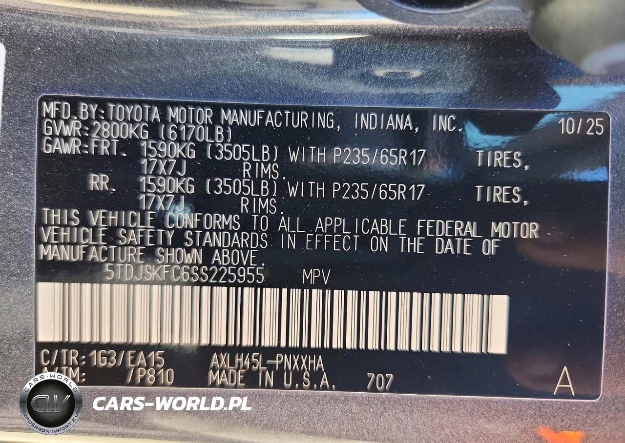 2025 Toyota Sienna Xle VIN:5TDJSKFC6SS225955 - 13