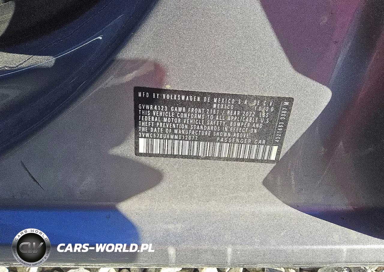 2021 Volkswagen Jetta S VIN:3VWC57BU6MM012077 - 13