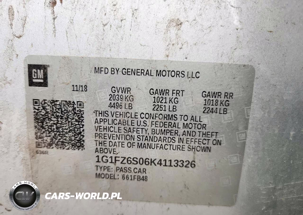 2019 Chevrolet Bolt Ev Premier VIN:1G1FZ6S06K4113326 - 14