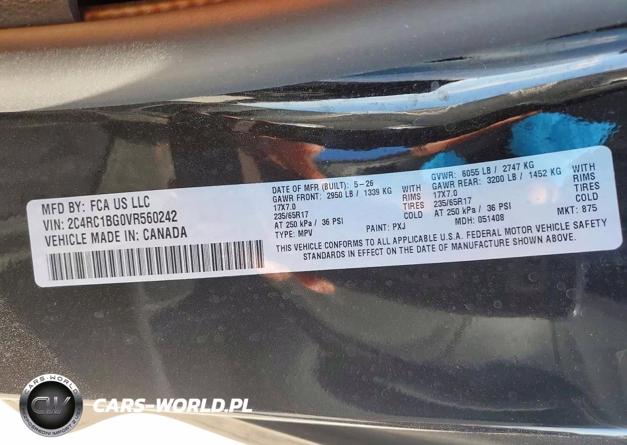 2027 Chrysler Pacifica Select VIN:2C4RC1BG0VR560242 - 13
