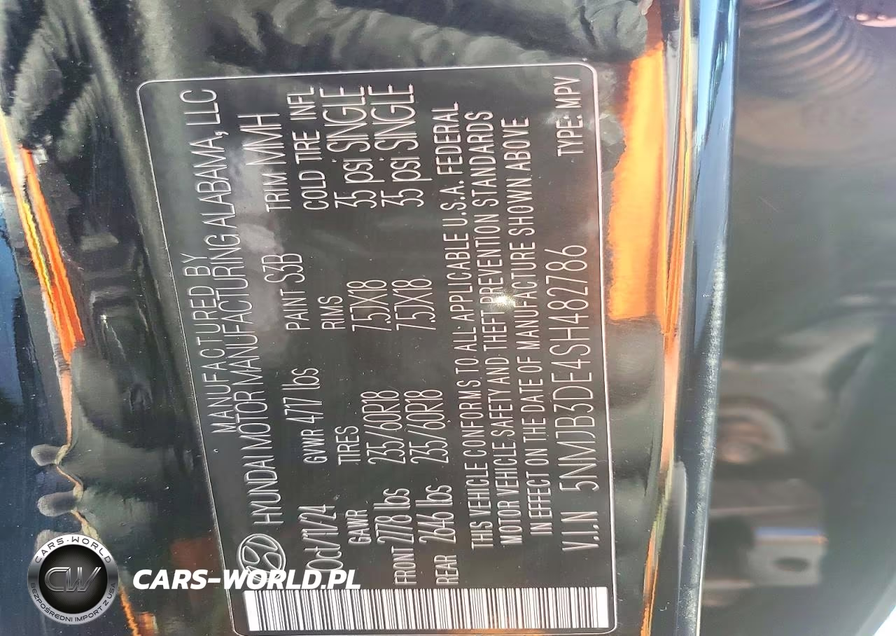 2025 Hyundai Tucson Sel VIN:5NMJB3DE4SH482786 - 13