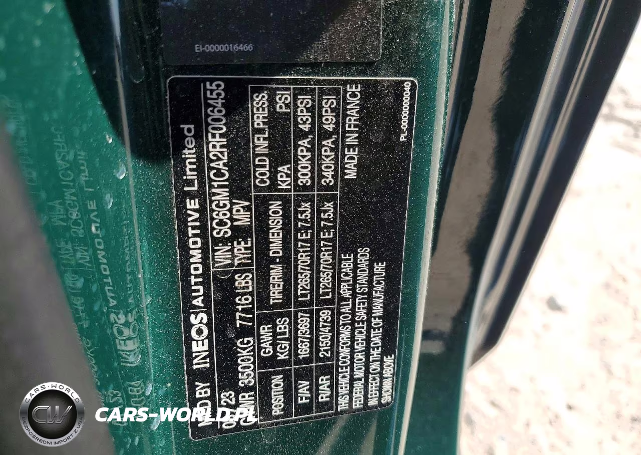 2024 Ineos Automotive Limited Grenadier VIN:SC6GM1CA2RF006455 - 13