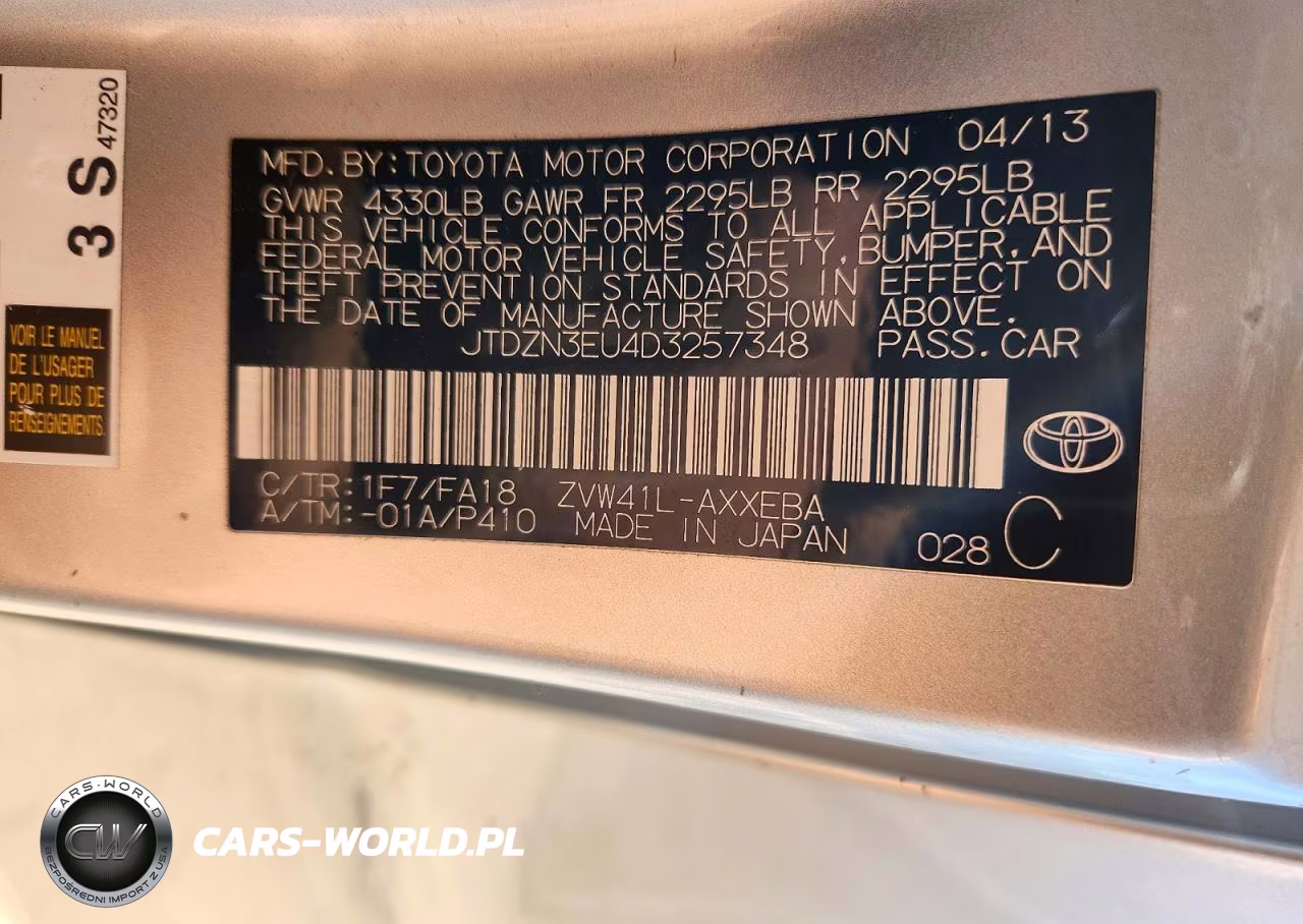 2013 Toyota Prius V Two VIN:JTDZN3EU4D3257348 - 13