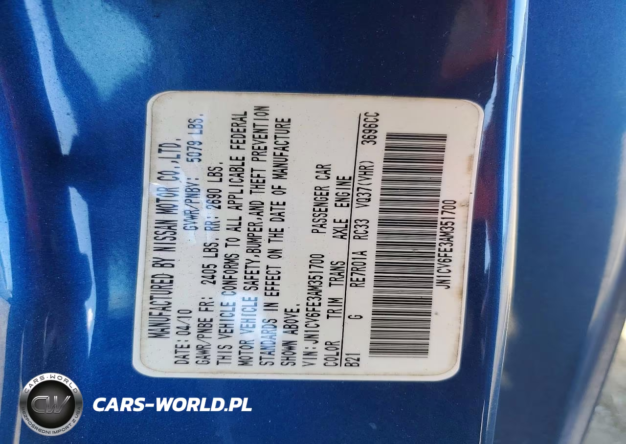 2010 Infiniti G37 Convertible Base VIN:JN1CV6FE3AM351700 - 12