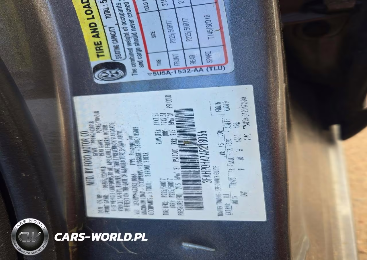 2010 Ford Fusion Se VIN:3FAHP0HA7AR218066 - 13