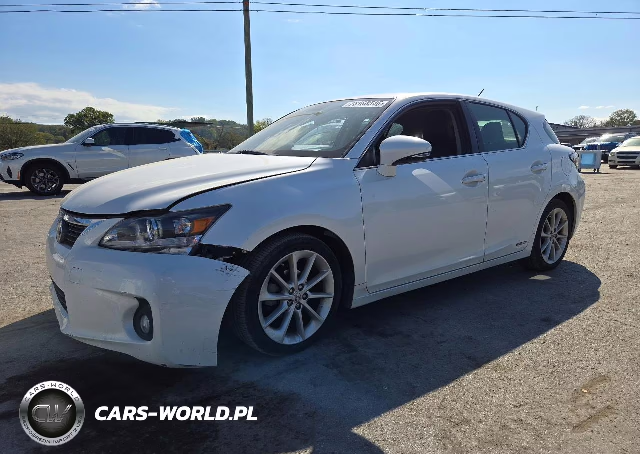2012 Lexus Ct 200H VIN:JTHKD5BH2C2080227 - 1