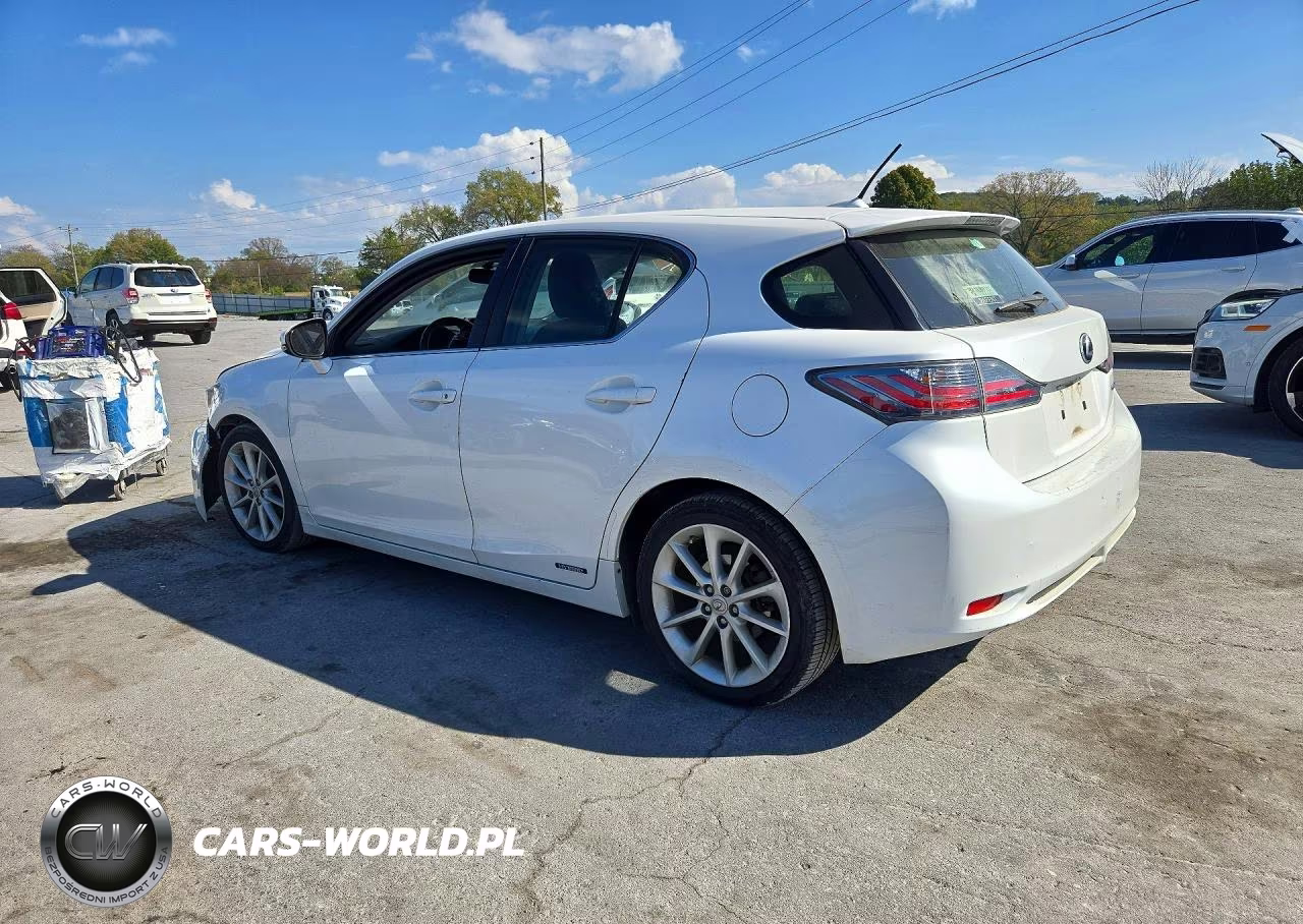 2012 Lexus Ct 200H VIN:JTHKD5BH2C2080227 - 2