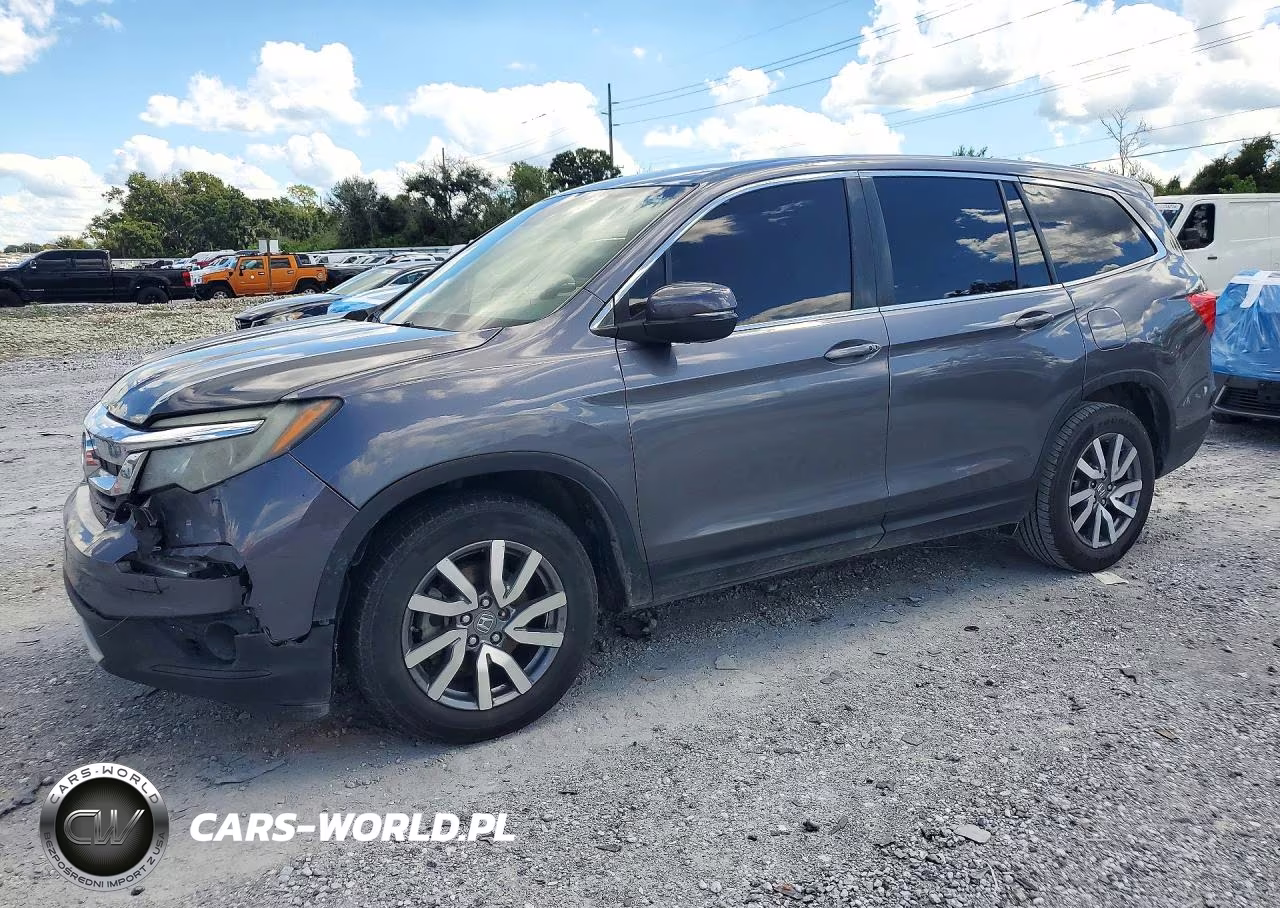 2020 Honda Pilot Ex VIN:5FNYF5H33LB018057 - 1