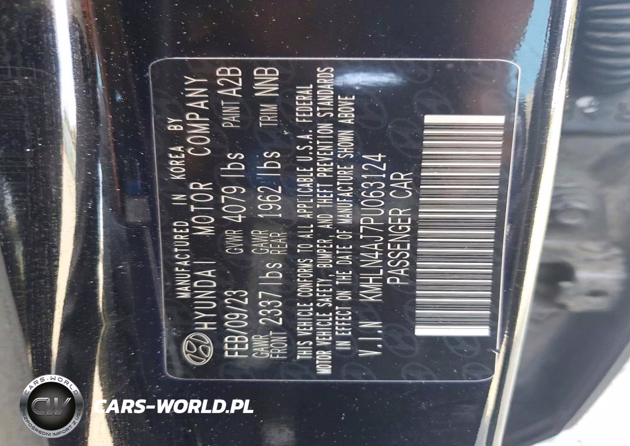 2023 Hyundai Elantra Limited VIN:KMHLN4AJ7PU063124 - 12