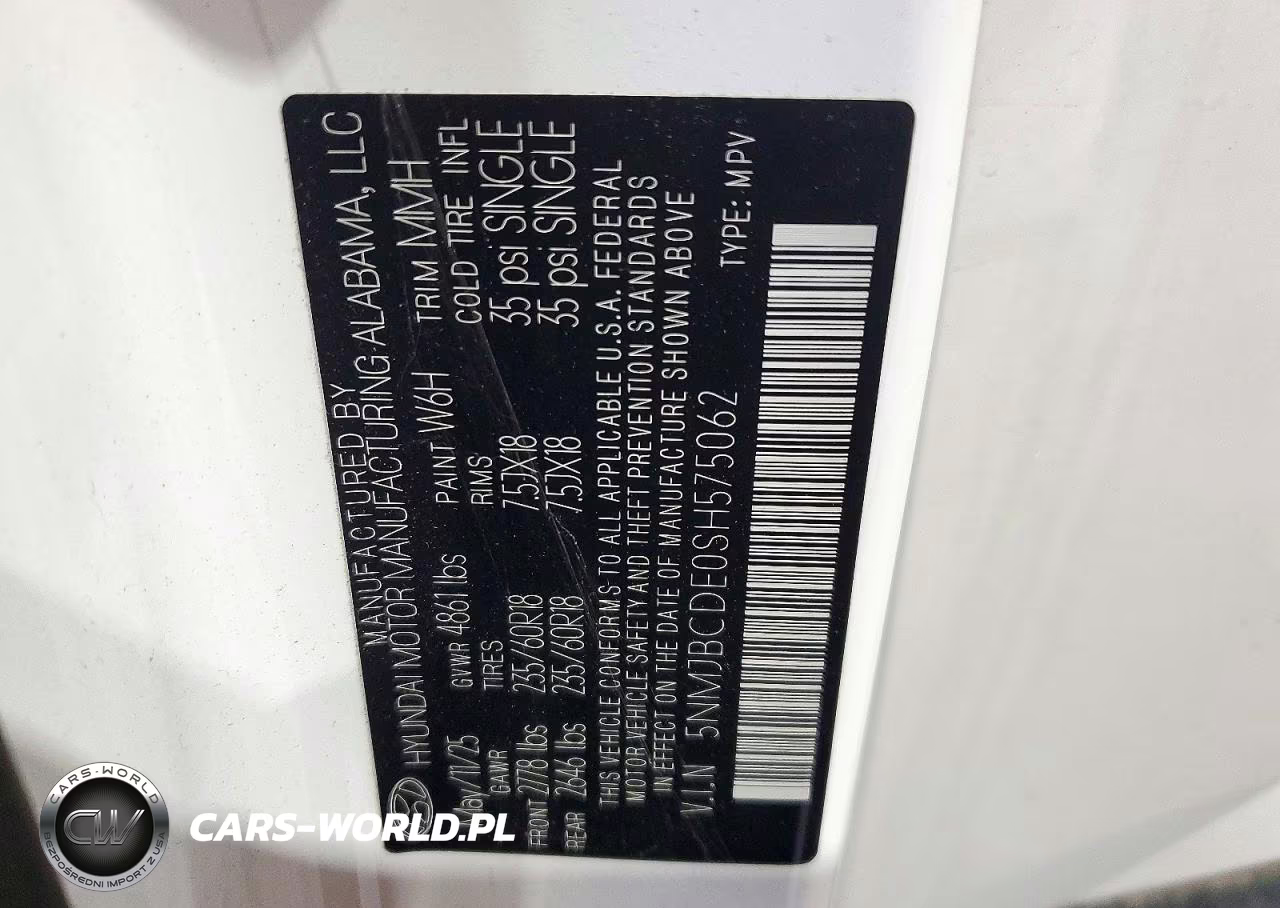 2025 Hyundai Tucson Sel VIN:5NMJBCDE0SH575062 - 14