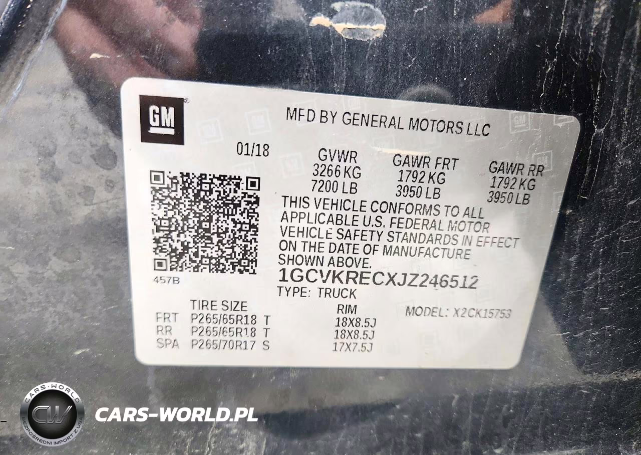 2018 Chevrolet Silverado K1500 Lt VIN:1GCVKRECXJZ246512 - 12