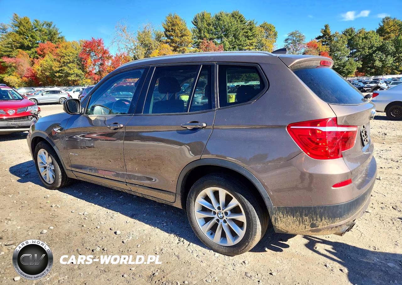 2013 BMW X3 xDrive28I VIN:5UXWX9C56D0A29818 - 2