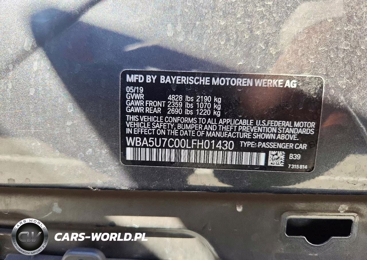 2020 BMW M340I VIN:WBA5U7C00LFH01430 - 13