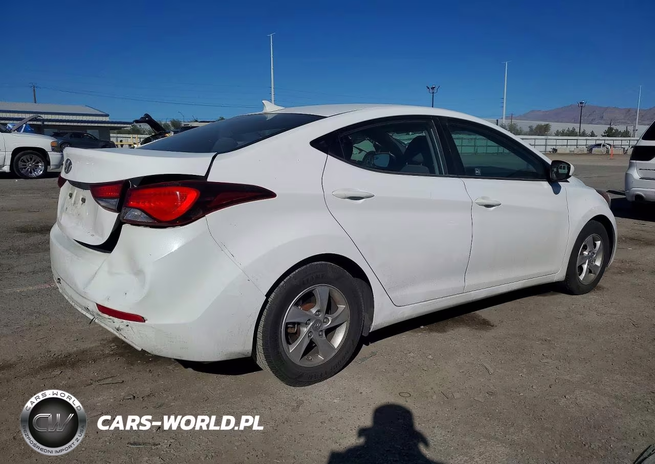 2014 Hyundai Elantra Se VIN:5NPDH4AEXEH516632 - 3
