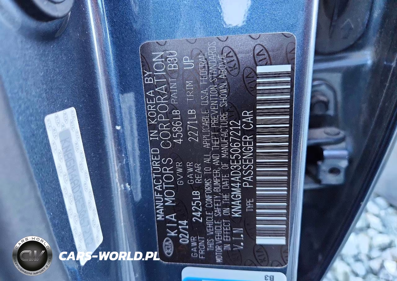2014 Kia Optima Hybrid VIN:KNAGM4AD3E5067212 - 12