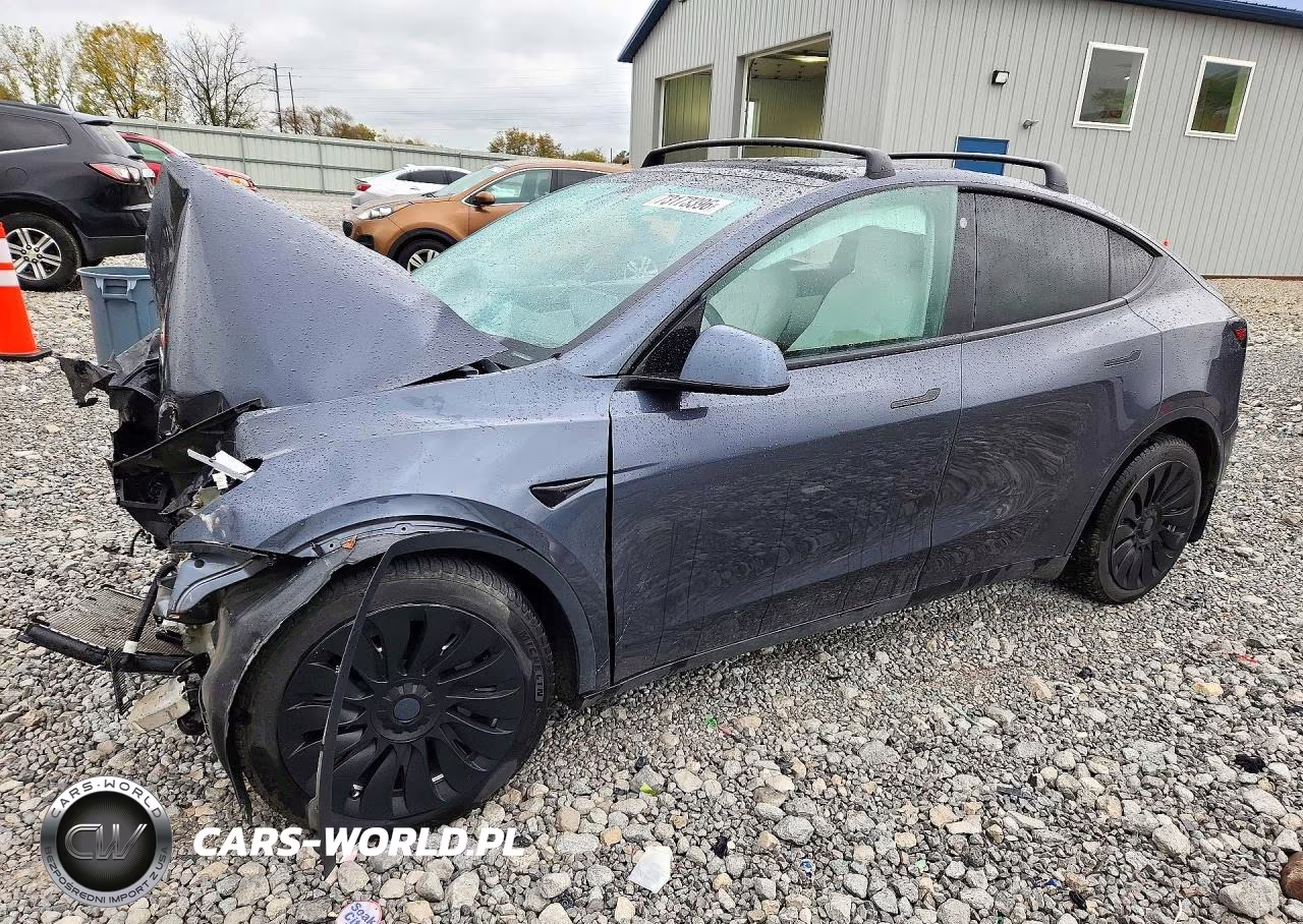 2021 Tesla Model Y VIN:5YJYGDEE2MF302357 - 1