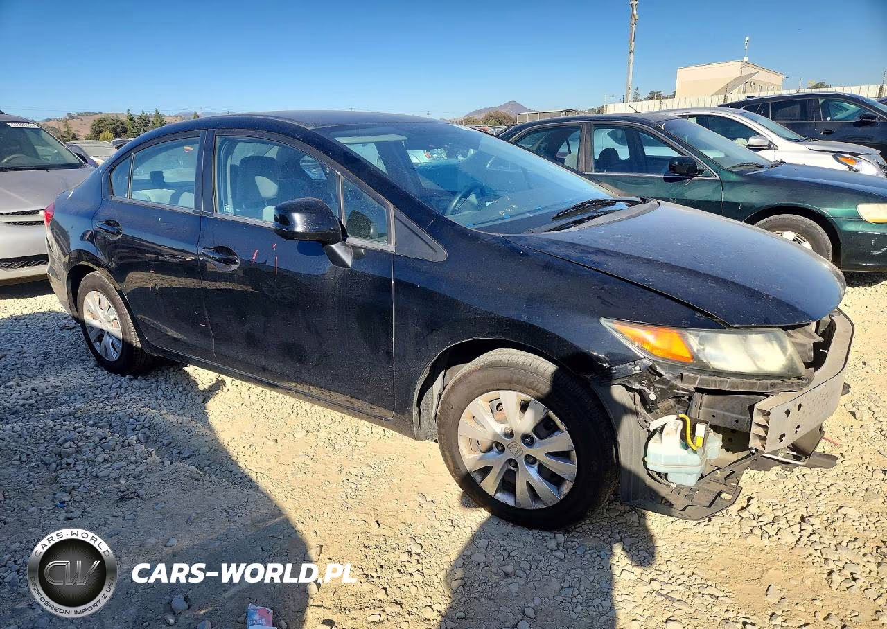 2012 Honda Civic Lx VIN:19XFB2F59CE383208 - 4