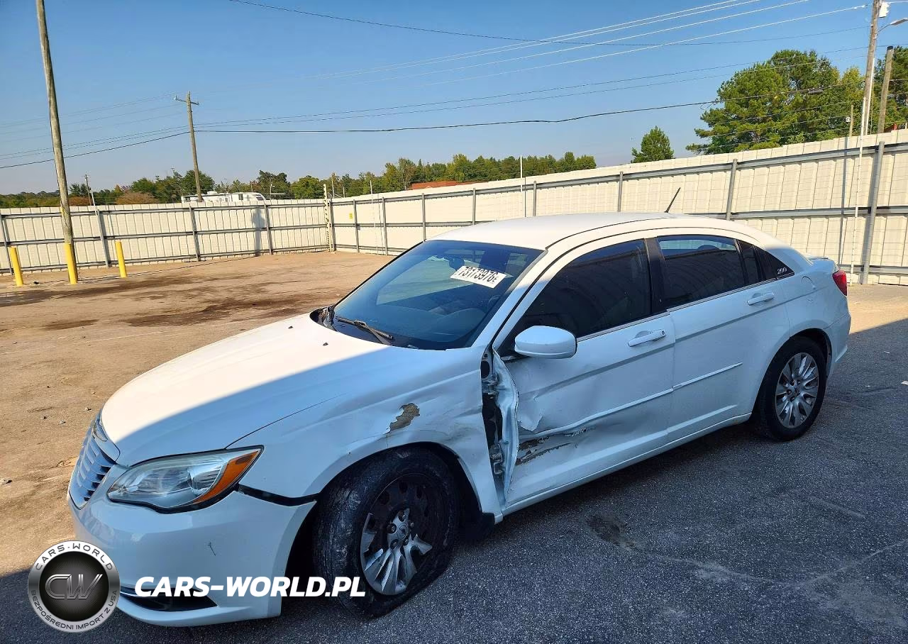 2014 Chrysler 200 Lx VIN:1C3CCBAB8EN238080 - 1