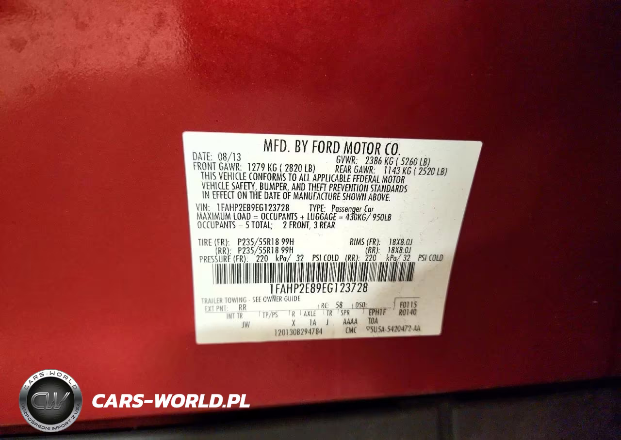 2014 Ford Taurus Sel VIN:1FAHP2E89EG123728 - 12