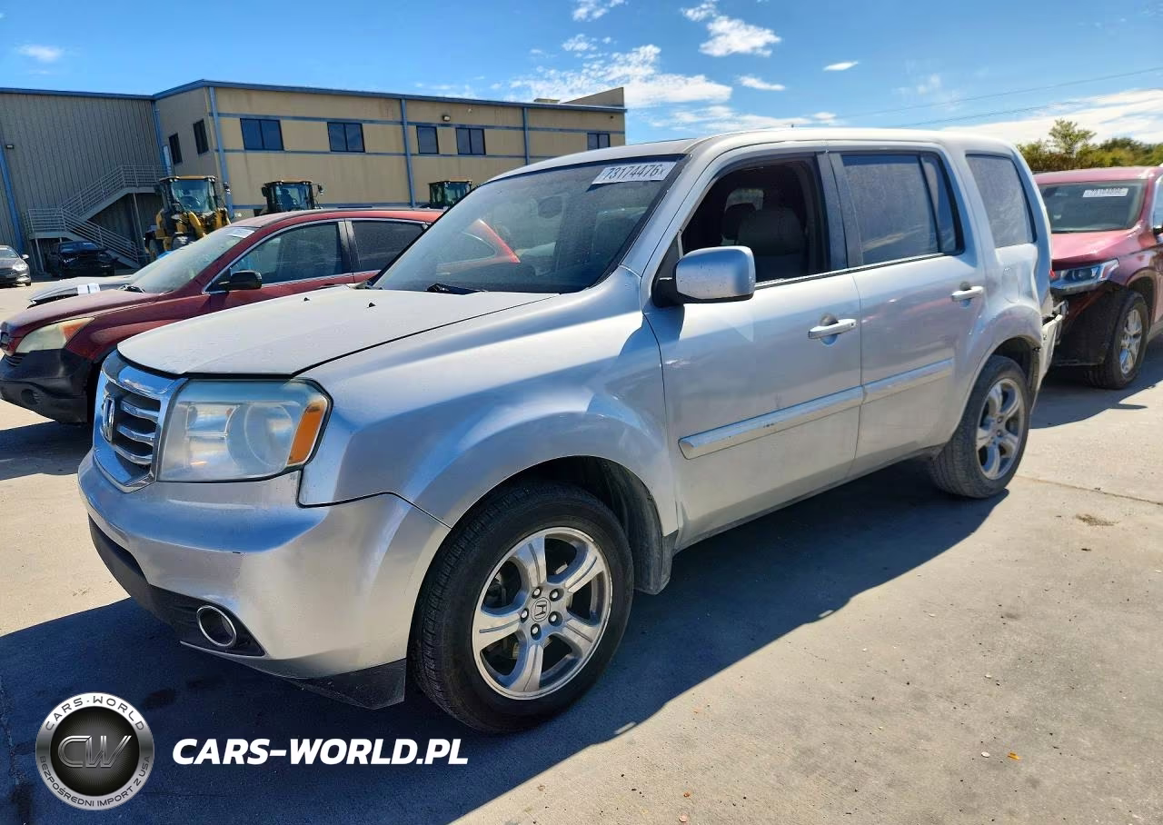 2012 Honda Pilot Exl VIN:5FNYF3H51CB029418 - 1
