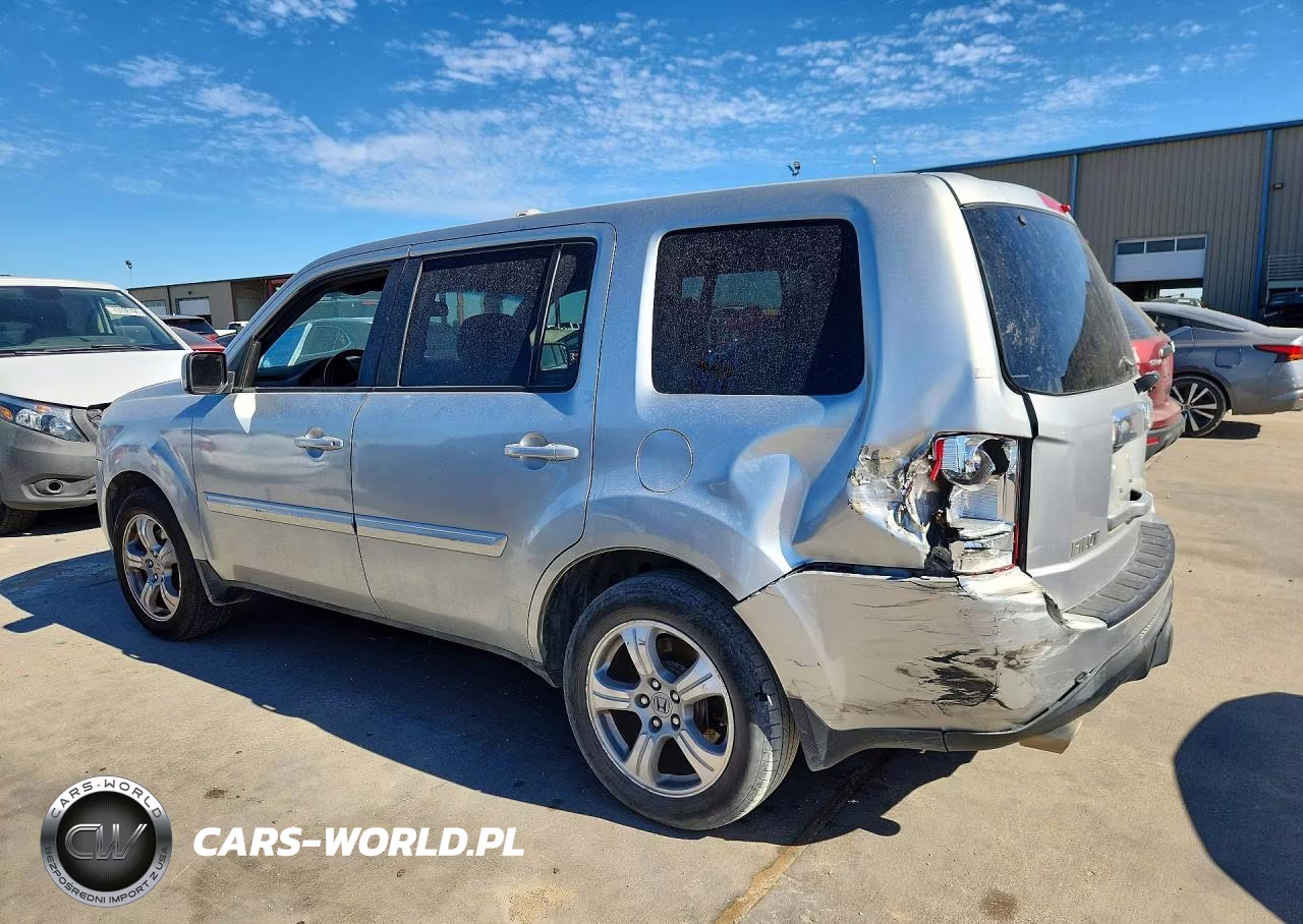 2012 Honda Pilot Exl VIN:5FNYF3H51CB029418 - 2