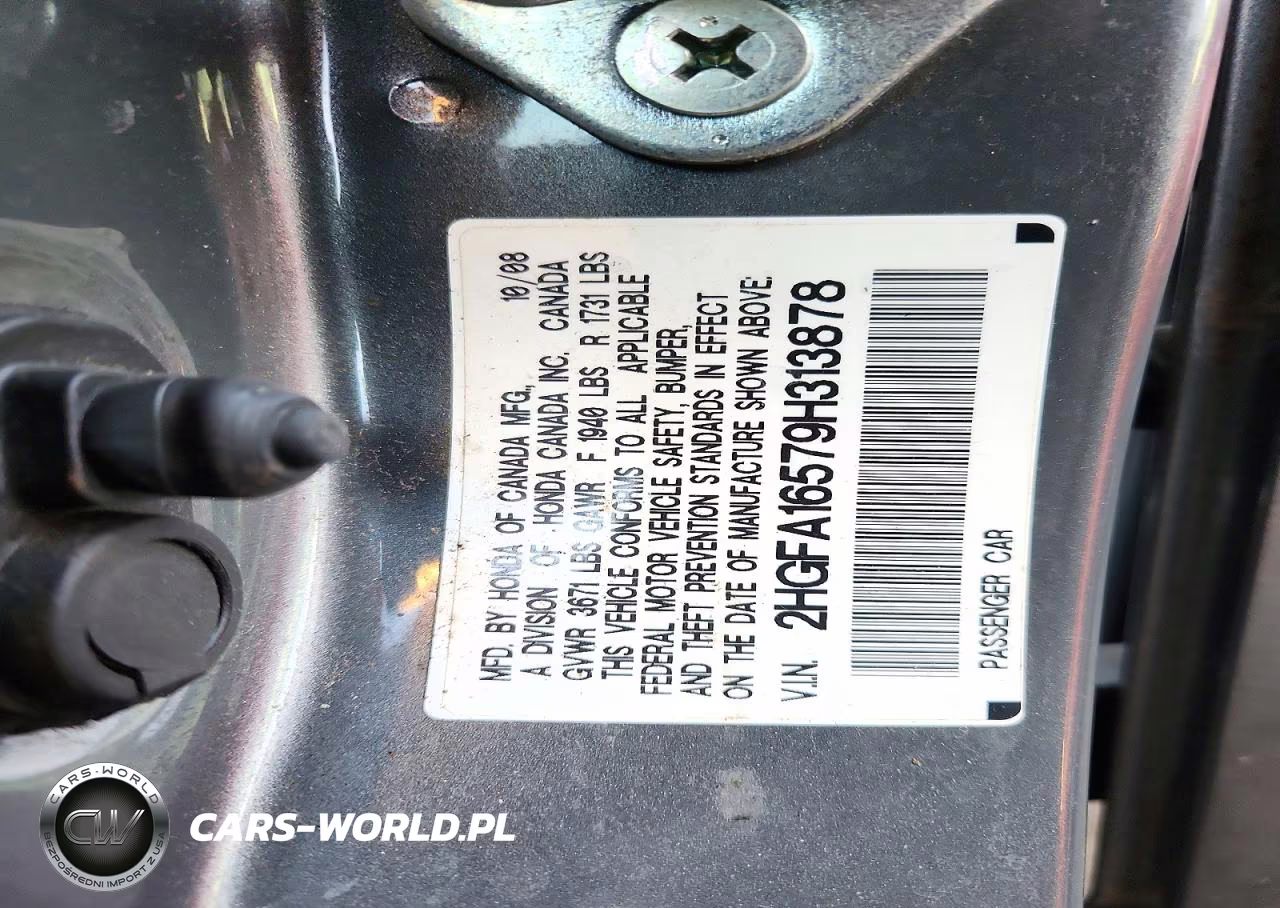 2009 Honda Civic Lx VIN:2HGFA16579H313878 - 12