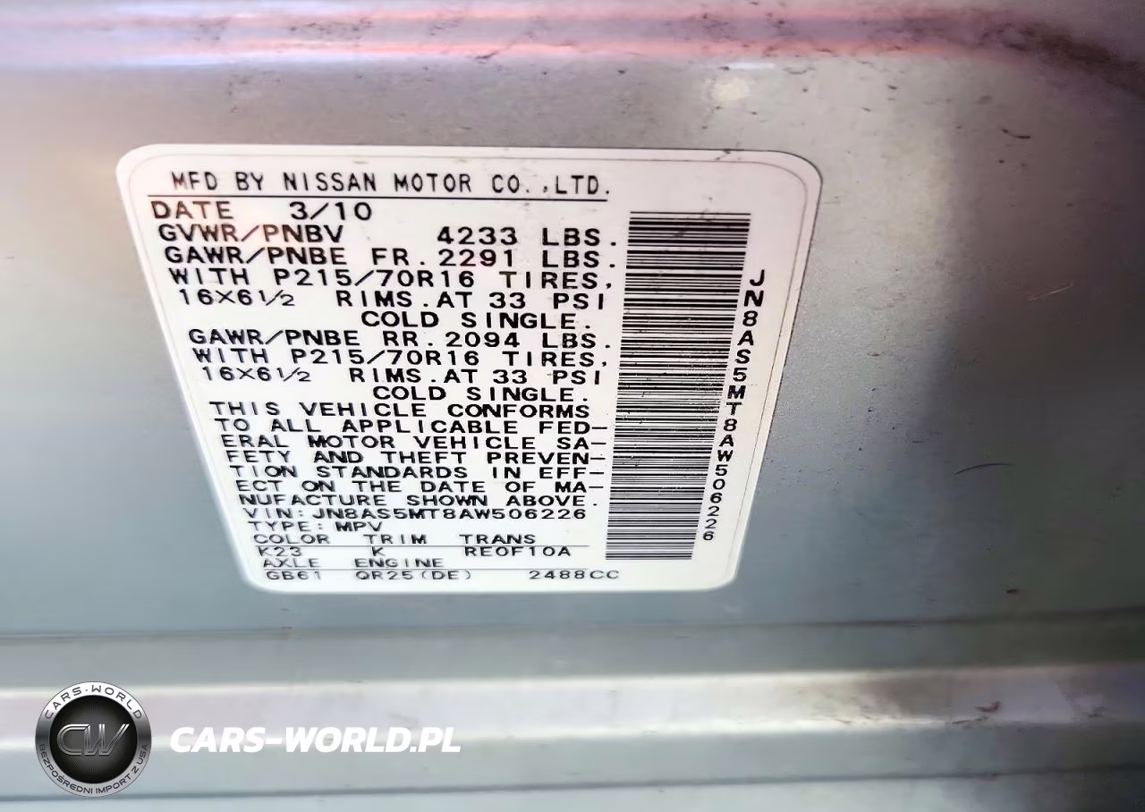 2010 Nissan Rogue Sl VIN:JN8AS5MT8AW506226 - 14