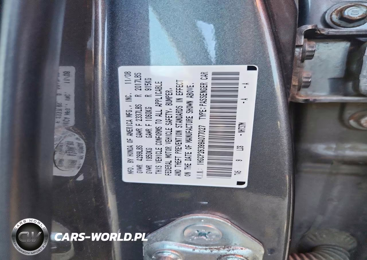 2009 Honda Accord Lx VIN:1HGCP26399A077027 - 12
