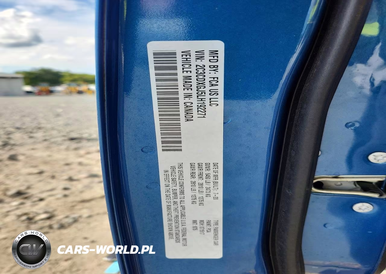 2020 Dodge Charger Scat Pack VIN:2C3CDXGJ5LH192271 - 12