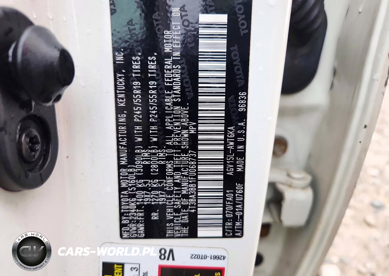 2015 Toyota Venza Le VIN:4T3BA3BB1FU068737 - 12