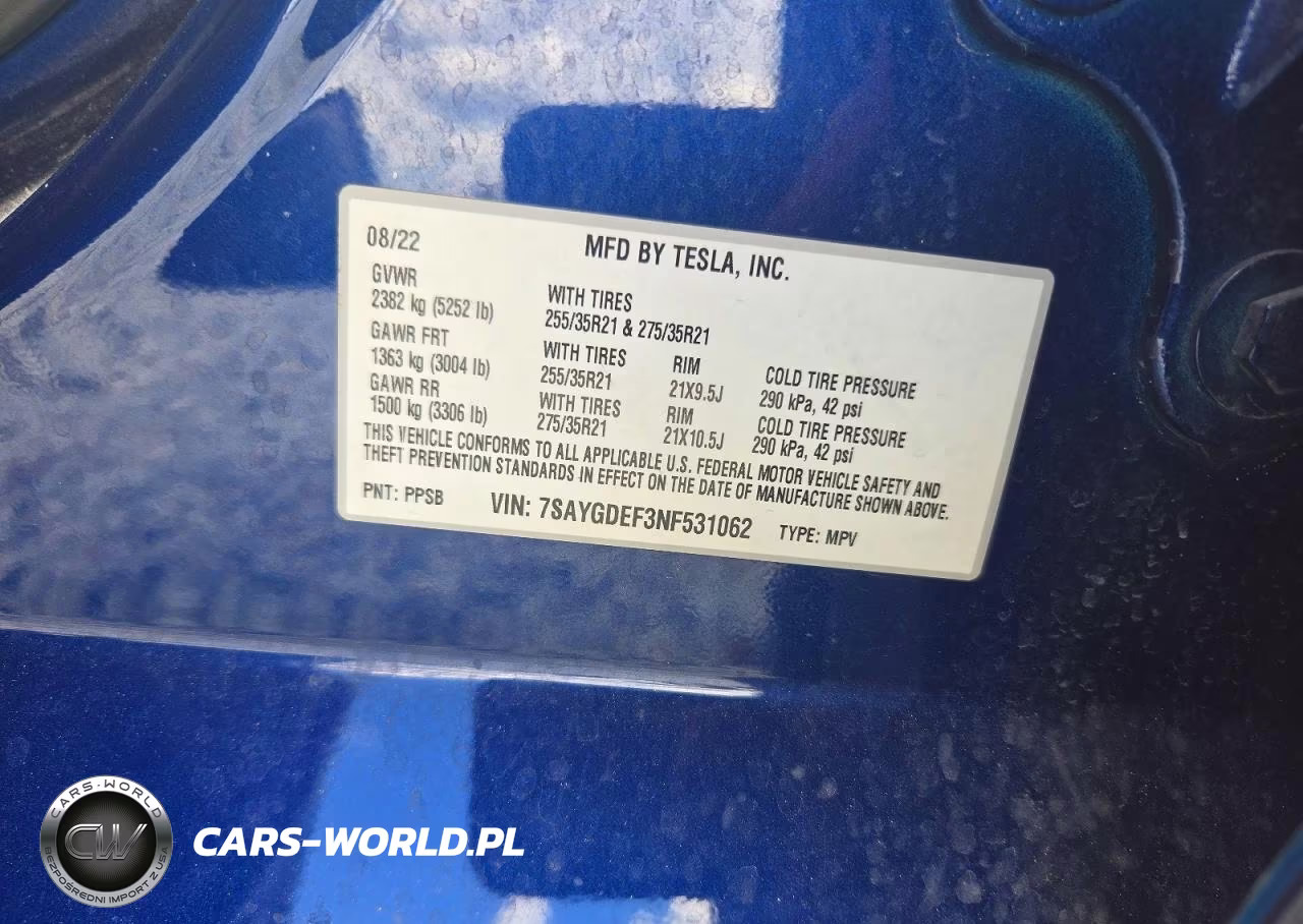 2022 Tesla Model Y VIN:7SAYGDEF3NF531062 - 14