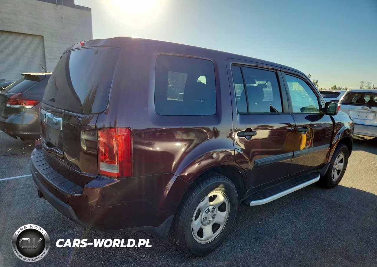 2011 Honda Pilot Lx VIN:5FNYF3H20BB016132 - 3