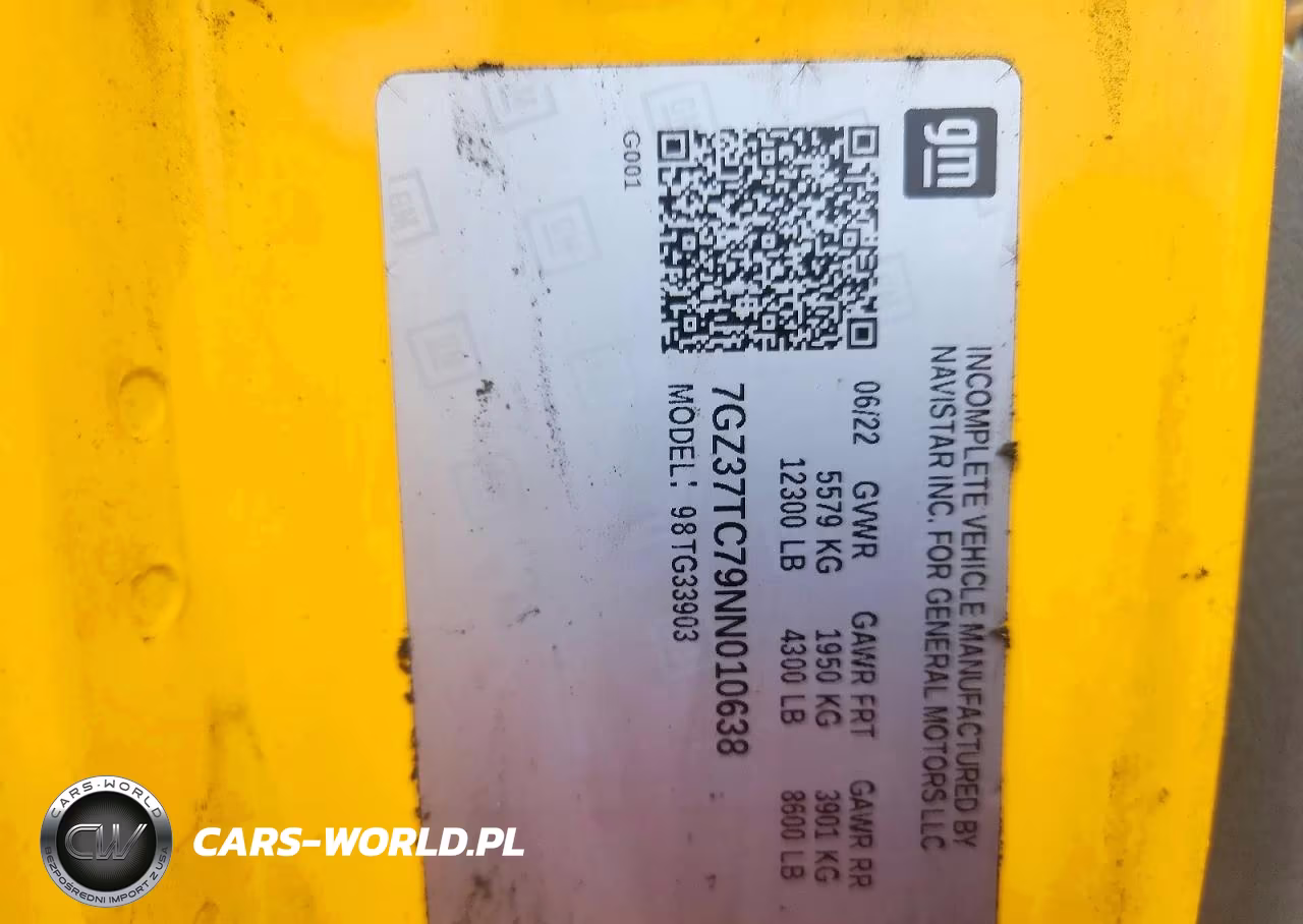 2022 GMC Savana Box Truck VIN:7GZ37TC79NN010638 - 14